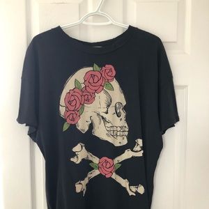 Wildfox T, Distressed & Over Sized, Small
